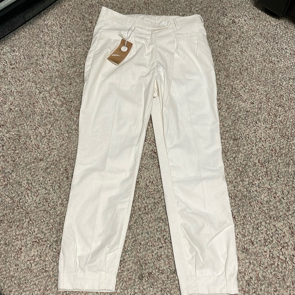 New recycled cotton pants